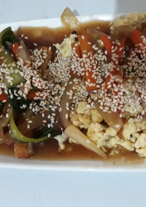 Foto resep Katsu bento rice bowl ala dapur ikey