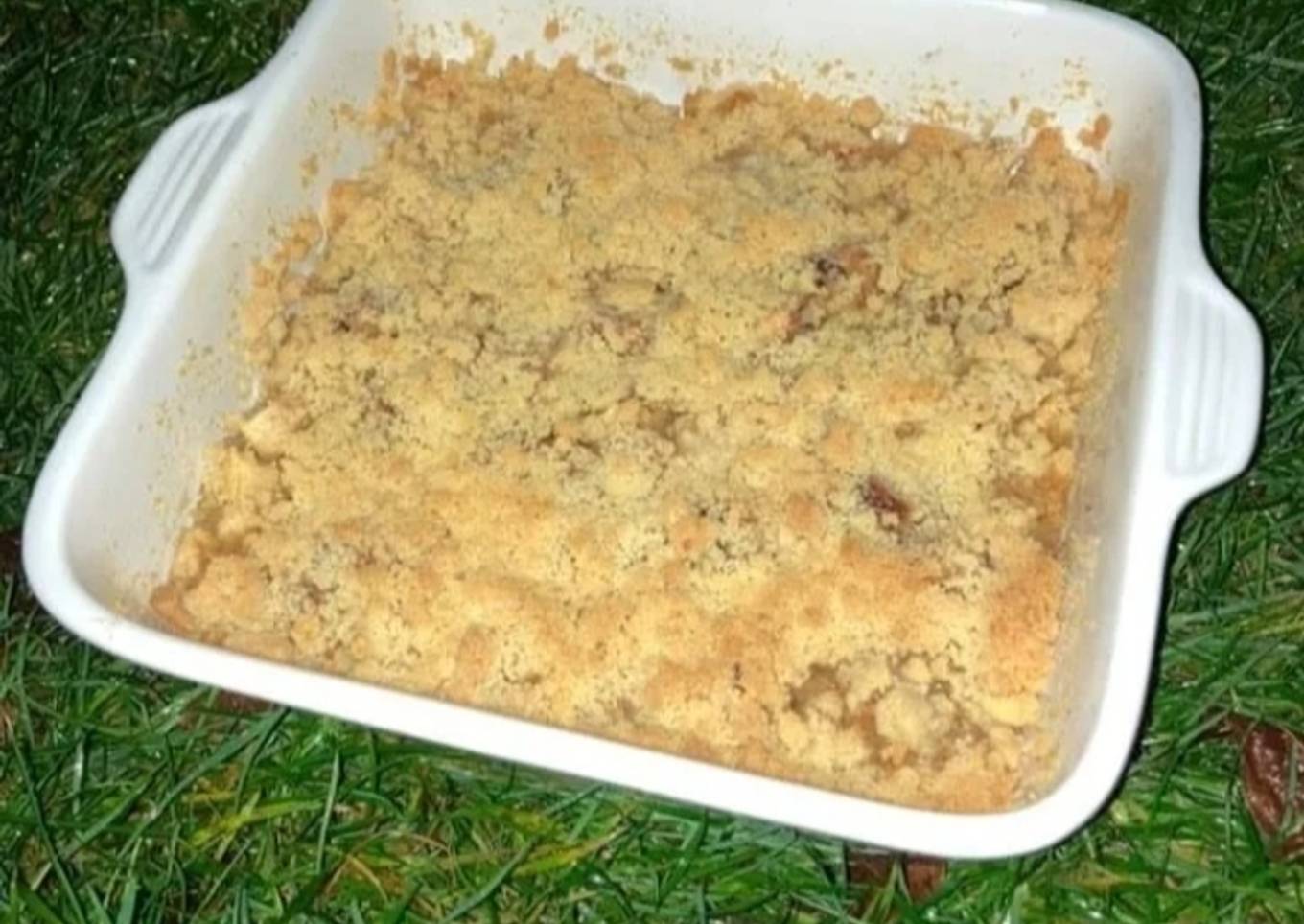 Crumble aux pommes !