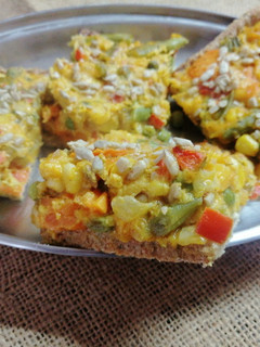 Una foto de Tarta vegetal 🥕🌽🧀🥚
