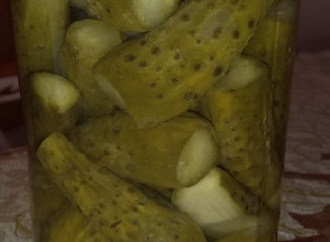 Una foto de Pepinillos en vinagre