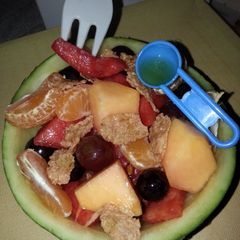 A picture of Honeyed fruit salad..