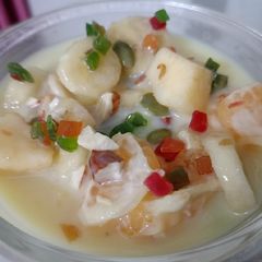 A picture of Fruit Custard.