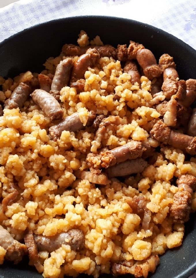 Una foto de Migas de harina