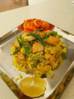 A picture of Kanda Batata Poha.