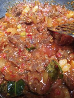 Foto resep Oseng mercon daging tetelan