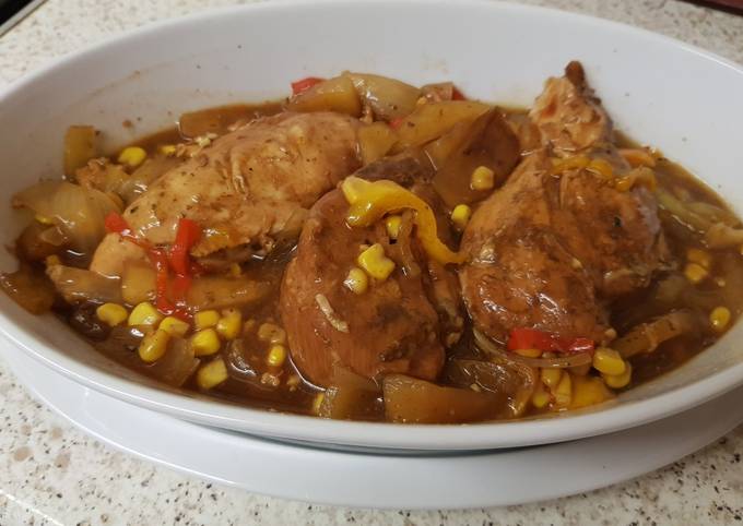 My Slow Sweet and tasty Chicken. 😉 Recipe