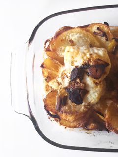 Una foto de Bacalao al alioli al horno