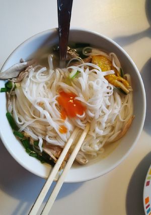 Hình của món Phở gà.