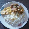 Pollo en salsa de ajo
