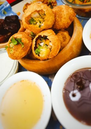 A picture of Pani puri.