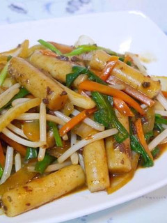 炸醬炒年糕 的食譜成品照片