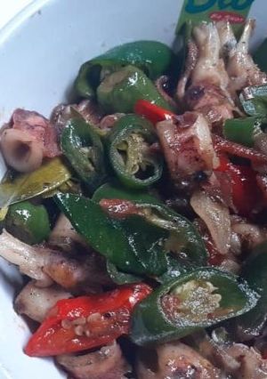 Foto resep Cumi cabe ijo