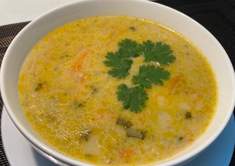 شوربة بطاطس بالكريمه 🥔🍵🥄