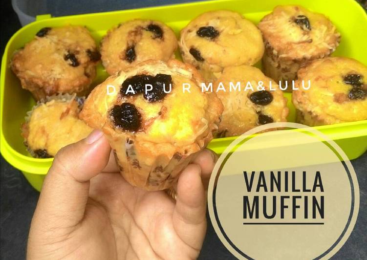 Resep Vanilla muffin Anti Gagal