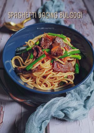 Gambar Spaghetti Daging Bulgogi