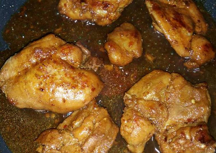 Steps to Prepare Quick Sweet and Spicy Chicken