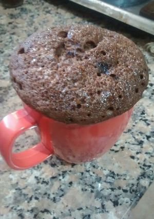 Una foto de Torta en taza
