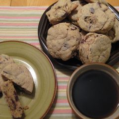 A picture of Peanut Butter Choco Chunk Hot Biscuits.