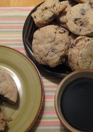 A picture of Peanut Butter Choco Chunk Hot Biscuits.