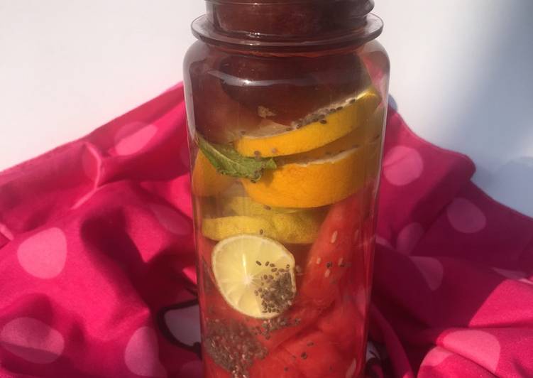 Resep: AppetizingFruity infused water