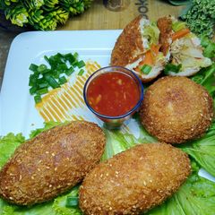 Chinese Cheesy Bread Croquettes A picture of Chinese Cheesy Bread Croquettes.