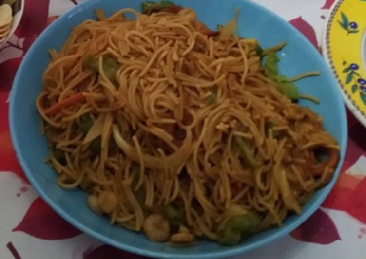 Fideos al estilo Singapur