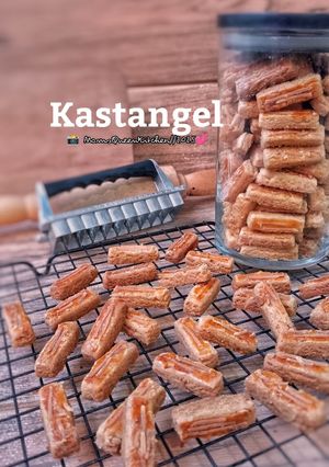 Foto resep Kastangel Cookies (1 adonan kukis untuk aneka variasi ➡️versi asin ➡️kastangel)