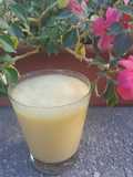 Batido de frutas amarillas