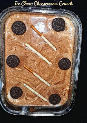 Foto resep Ice Choco Cheesecream Crunch