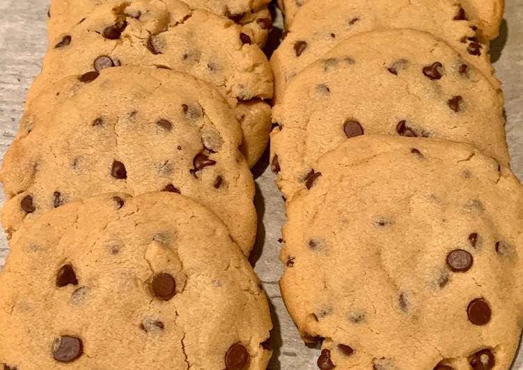 Recipe of Any-night-of-the-week Peanut Butter Chocolate Chip Cookies