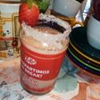 Batido de fresa con café