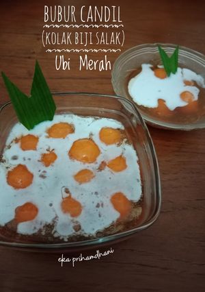 Foto resep Bubur Candil (Kolak Biji Salak) Ubi Merah