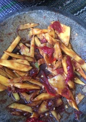 Foto resep Sambal pencit mangga-terasi