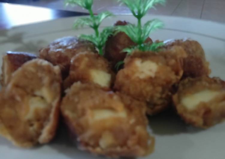 Chesskut kacang bergoreng..drp pada ika