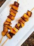 Pinchos de piña 🍍 Idea sencilla, fácil, saludable ♥️ 3 ingredientes 🍍 sin azúcar ni edulcorante