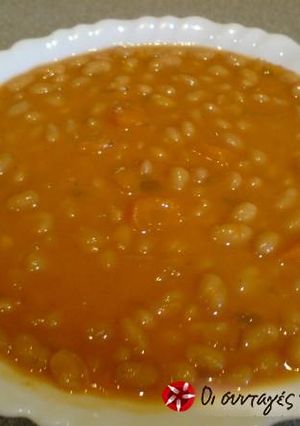 A picture of Bean soup from Pelion.