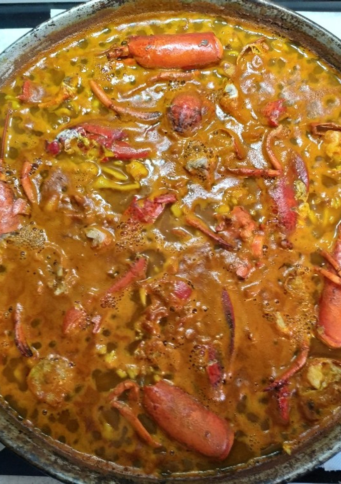Una foto de Arroz con bogavante