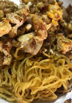 รูปของ บะหมี่ไข่ผัดน้ำมันหอย