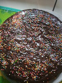 Foto resep Cake covering coklat no mixer no timbangan