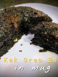 Kek Oreo Eno in Mug (Resepi Microwave)