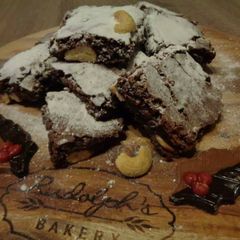A picture of Cashew brownies.