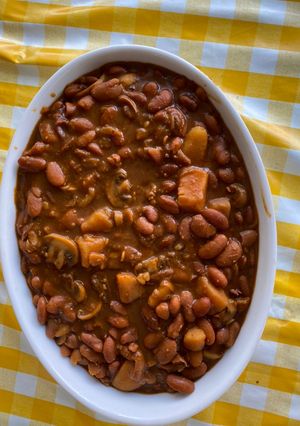 عکسی از دستور خوراک لوبیا