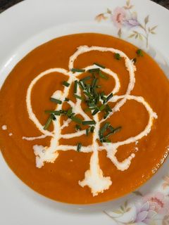 Una foto de Crema de tomate