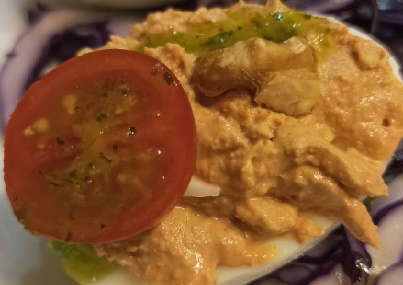 Huevos muhammara
