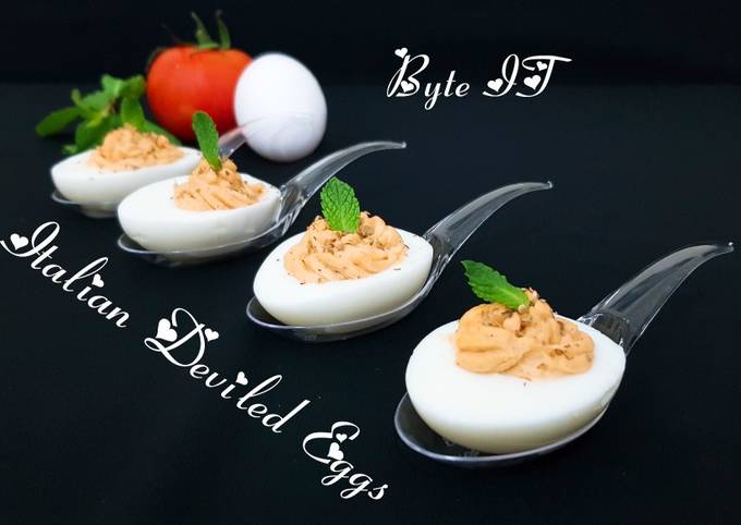 Italian deviled eggs