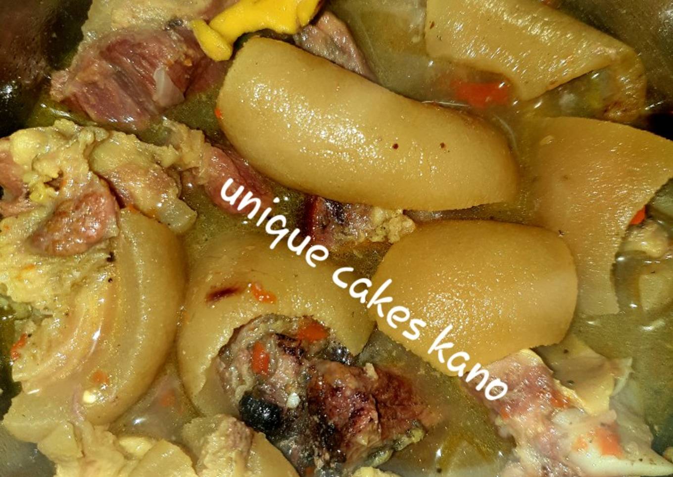 Simple Cowleg pepper soup