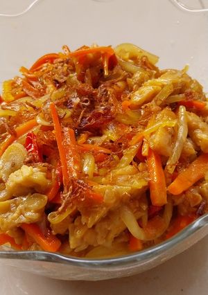 Foto resep Oseng Jipang,wortel & tempe