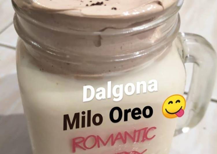 Dalgona Milo oreo