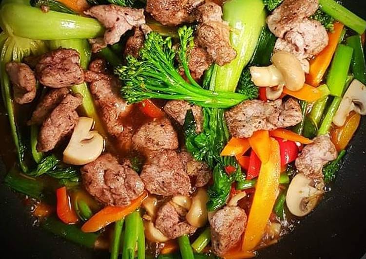 Steps to Prepare Favorite Stir fry vegetables