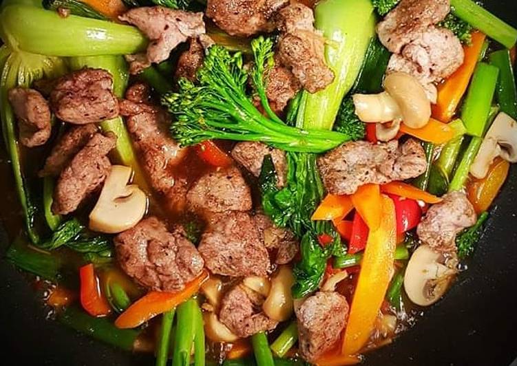 Stir fry vegetables